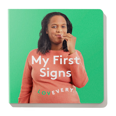 'My First Signs' Board Book from The Inspector Play Kit