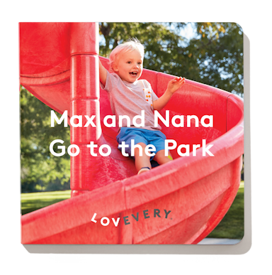 'Max and Nana Go to the Park' Board Book from The Adventurer Play Kit