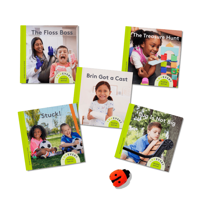 Lovevery Reading Skill Set Part 2 Games Consonant Blend Book Series